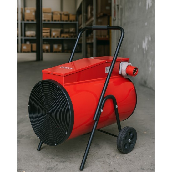 Aktobis WDH BGC30 30 kW Elektromos ipari hőlégbefúvó, hősugárzó  