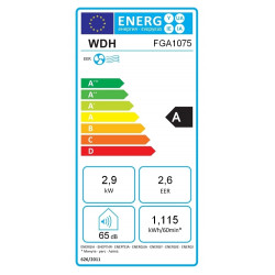 WDH-FGA1075 TOP környezetkímélő légkondicionáló