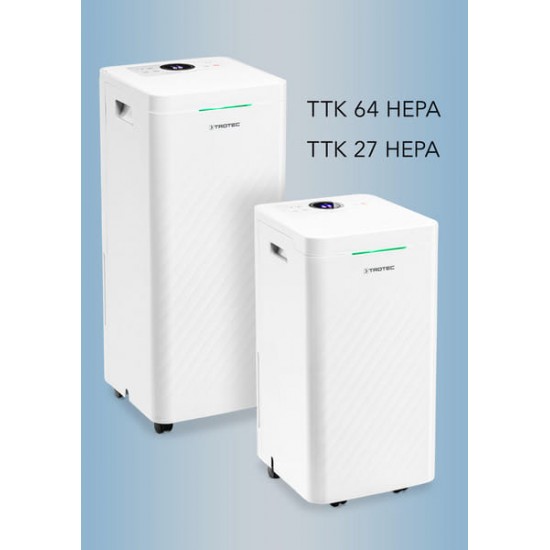 Trotec TTK 64 Hepa Páramentesítő és légtisztító -  hepa szűrővel és digitális vezérléssel